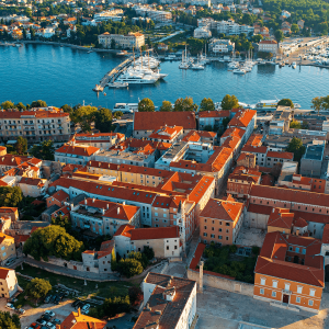 vista de croacia desde un crucero