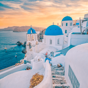 vista de grecia desde un crucero