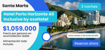 viajar a santa marta en oferta