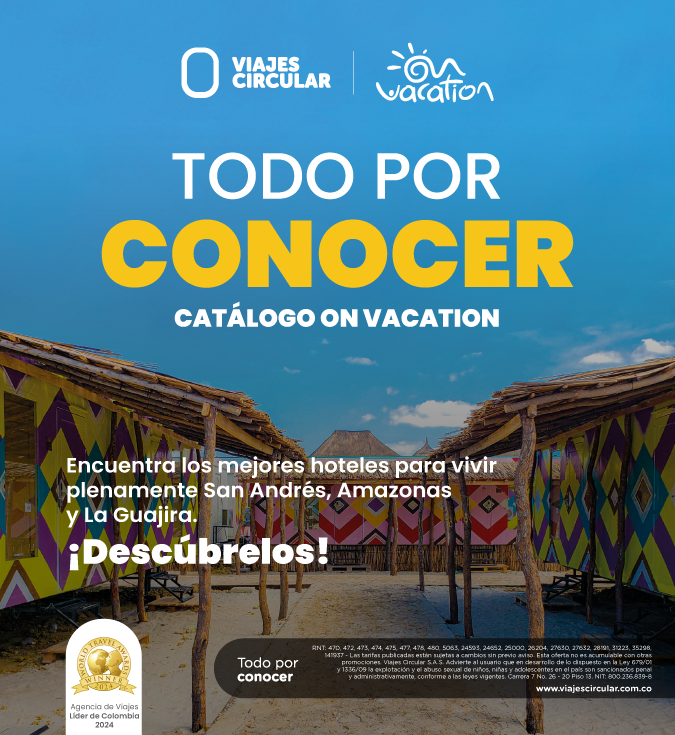 Portada catálogo on vacation - 2025