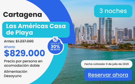 Banner hotel del mes mayo, Cartagena las Americas Casa de Playa